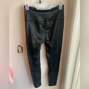 Victoria secret black leggings. Mesh cut out sides. Size small